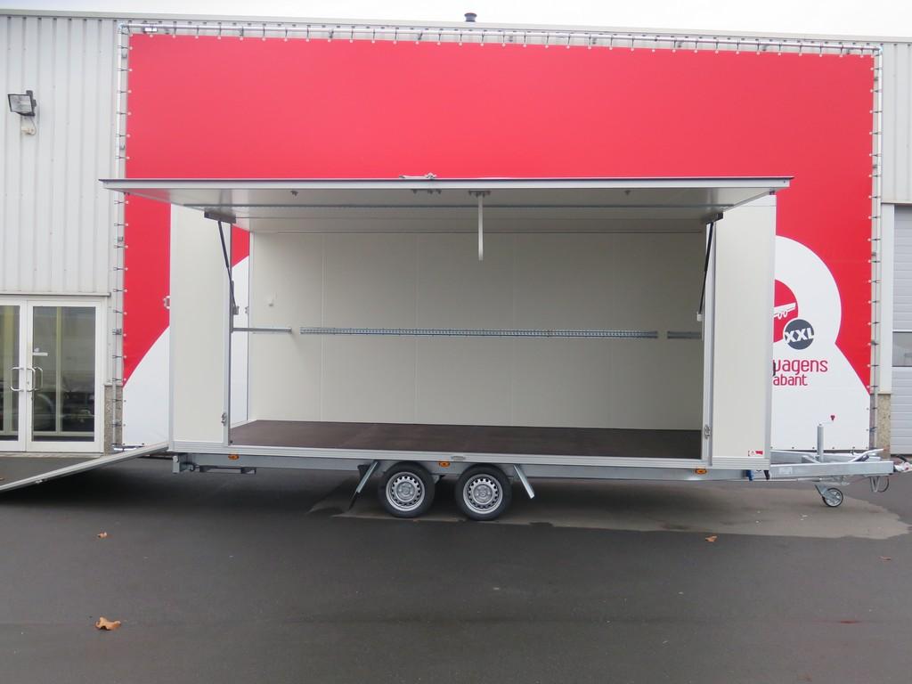 Proline sandwich Gesloten aanhangwagen tandemas 486x244x190cm 2600kg